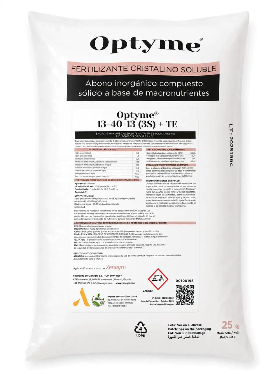 Optyme 13-40-13 (3S) + TE